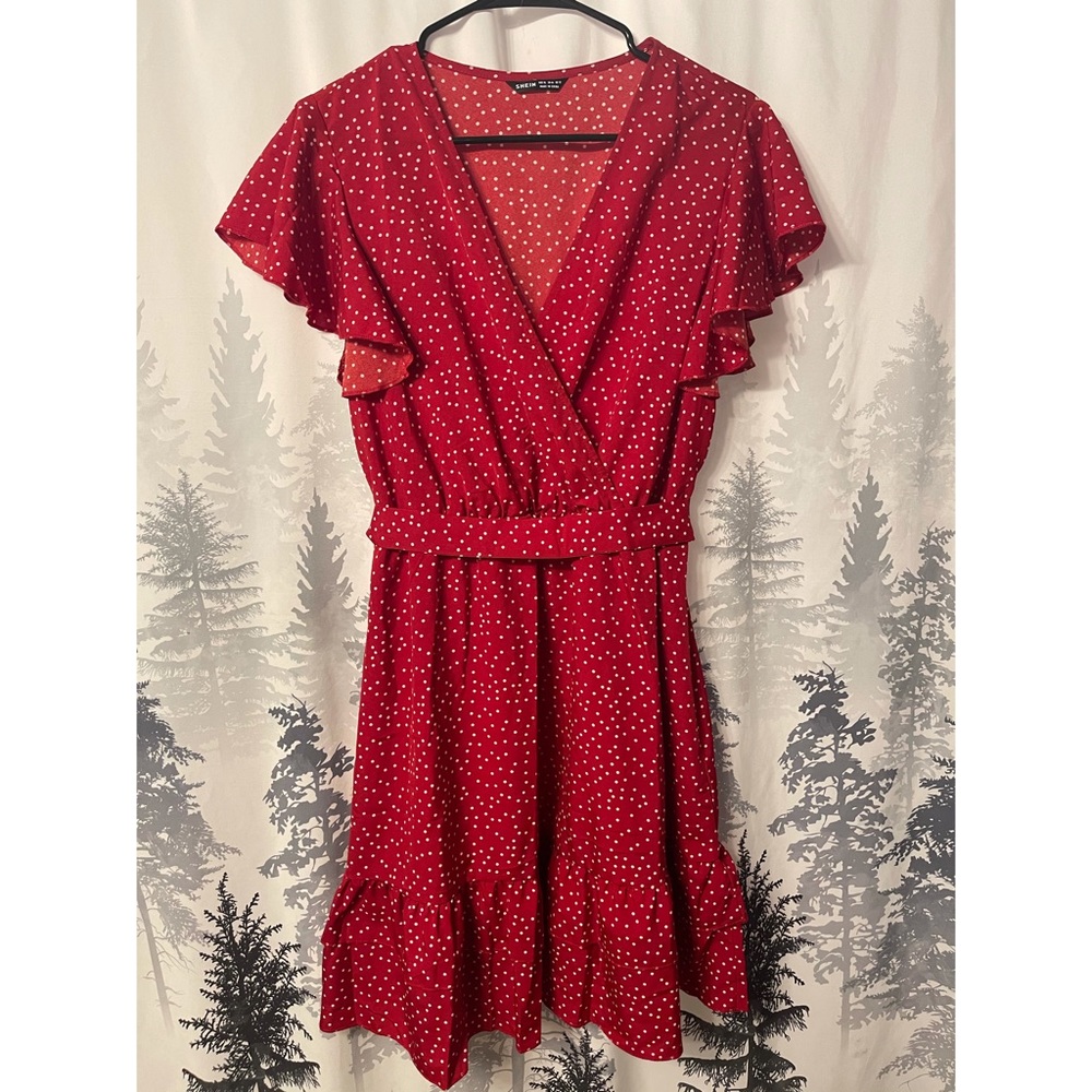 Polka Dot Red Dress 🌹